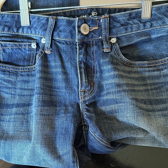 American Eagle Outfitters Dark Blue cropped Jeans - Picture 7 of 11